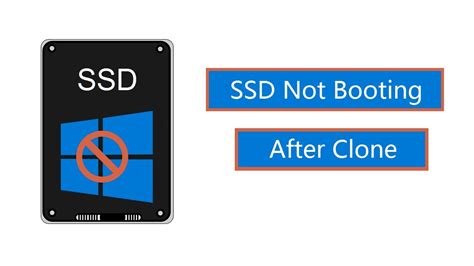 clone disk will not boot|make ssd bootable after cloning.